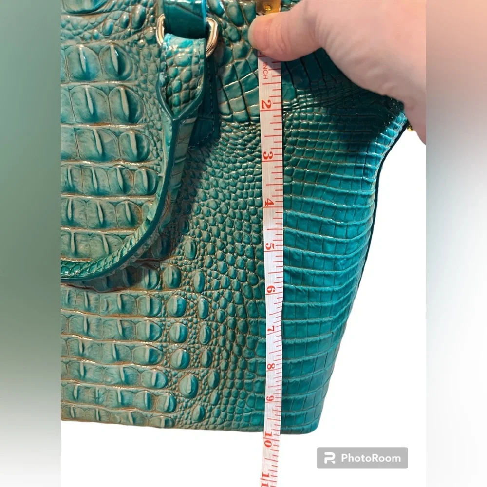 Brahmin Large Duxbury Satchel Mermaid Melbourne EUC - Picture 8 of 9